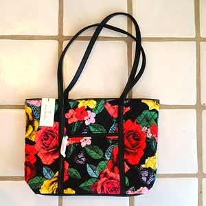 Vera Bradley Trimmed Tote Havana Rose